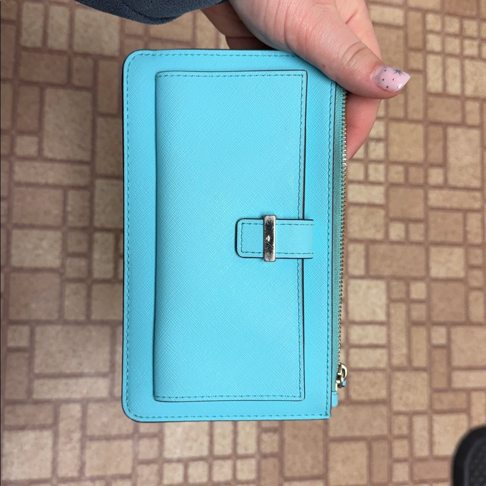 Kate Spade Light Blue Satchel and Wristlet Set - Picture 6 of 6